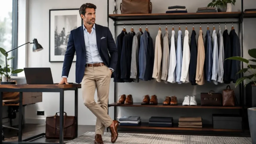 Business Casual Men Build a Sharp Work Wardrobe