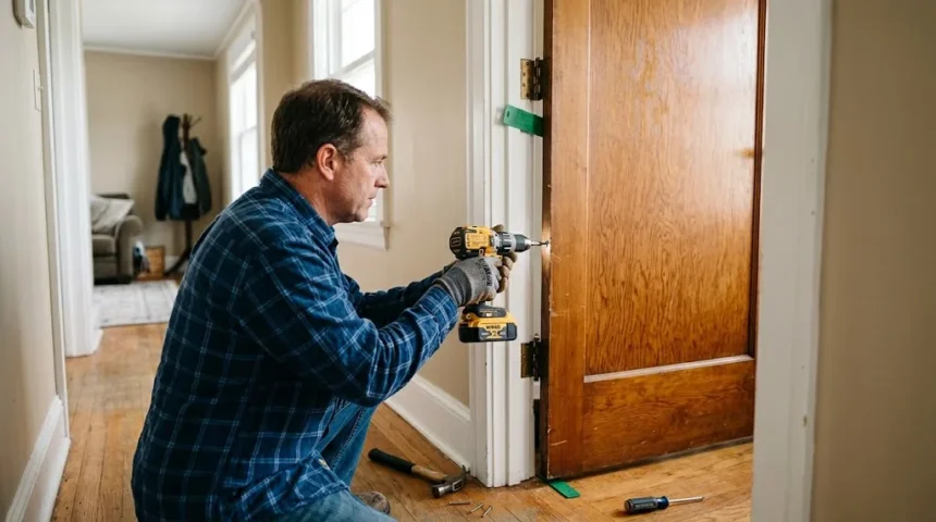 How to Fix a Sagging Door in a Few Simple Steps