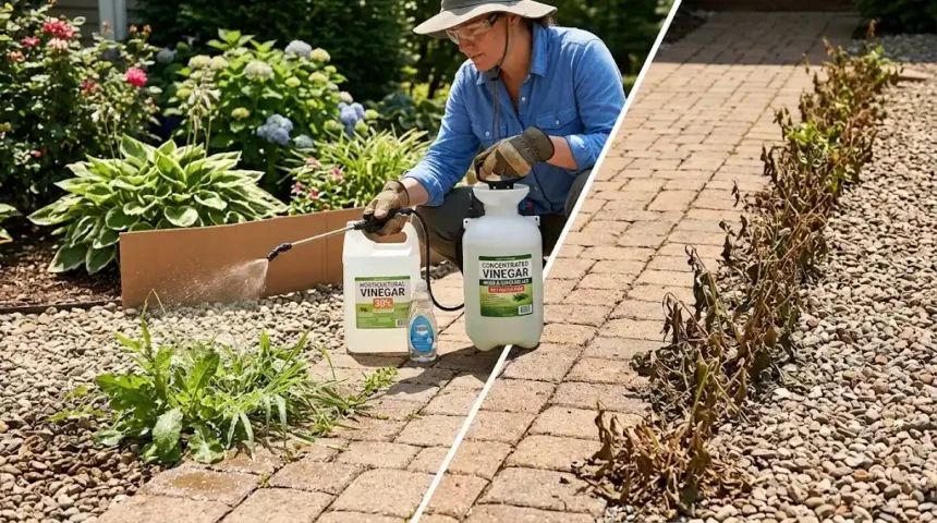 Vinegar Weed Killer Does It Work & How to Use It
