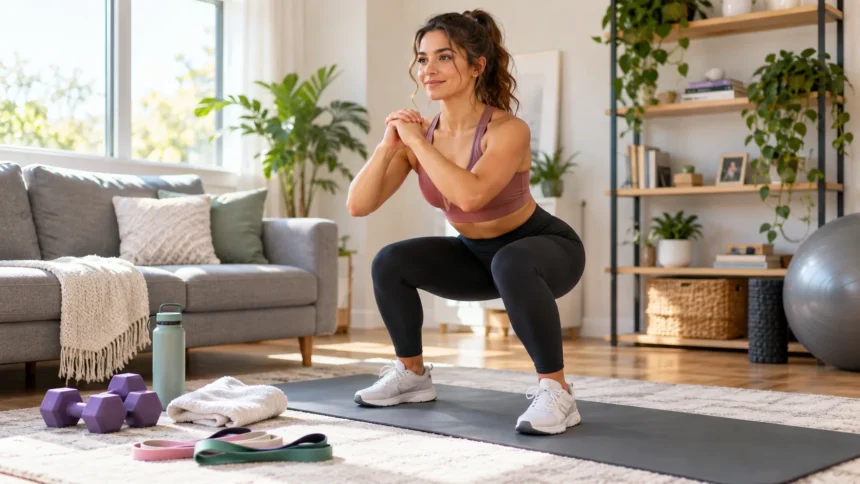 Beginner Workout Routine at Home Form, Benefits & Tips